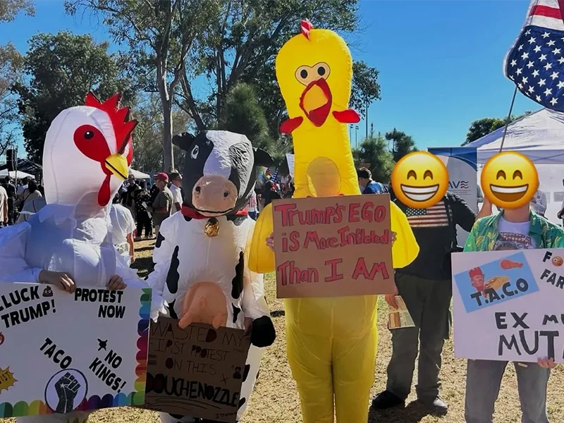 'No Kings Day' Protesters