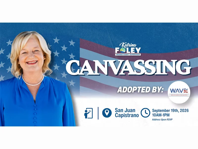Canvas San Juan Capistrano with Supervisor Foley